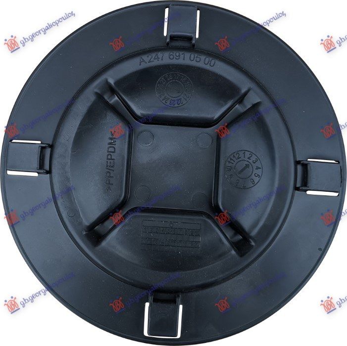 Poklopac potkrila plastični