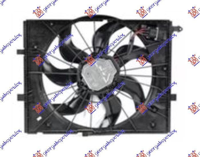 Ventilator hladnjaka komplet benzin-dizel hibrid