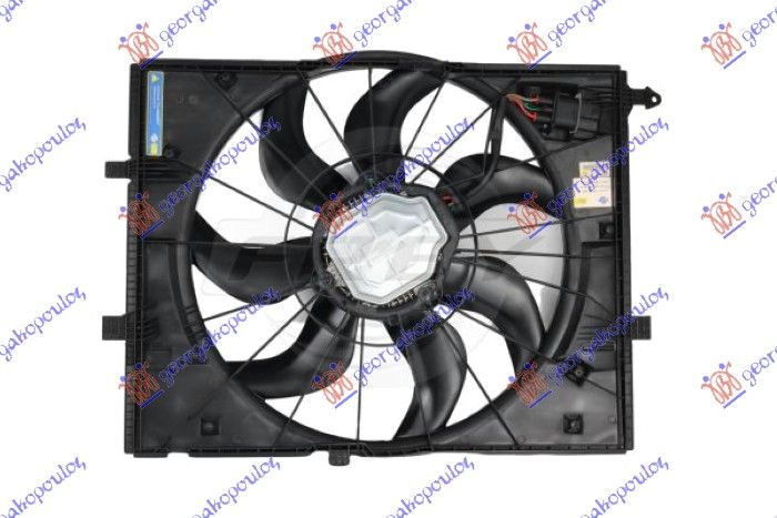 Ventilator hladnjaka komplet benzin-dizel hibrid (600 W)