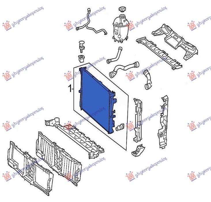 Hladnjak motora 3.0 benzin (645X500)