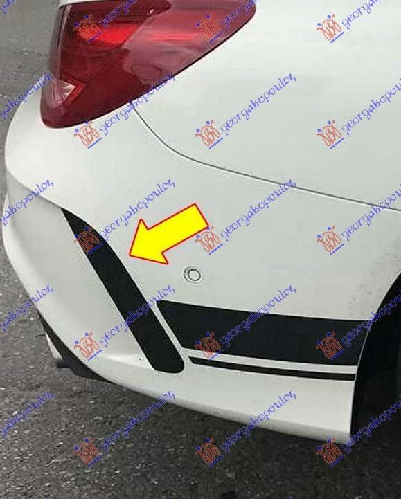 Usmjerivač zraka stražnjeg branika (CLA45 AMG)