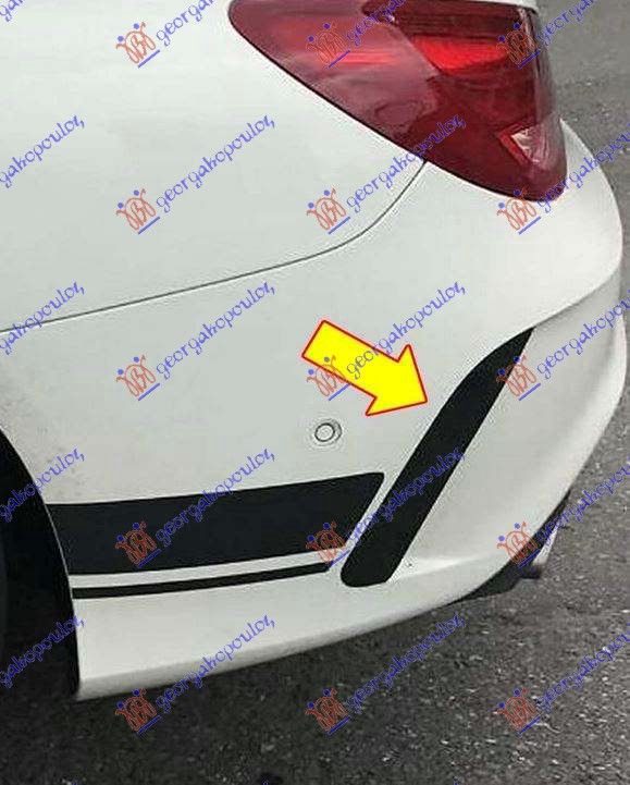 Usmjerivač zraka zadnji branik (CLA45 AMG)