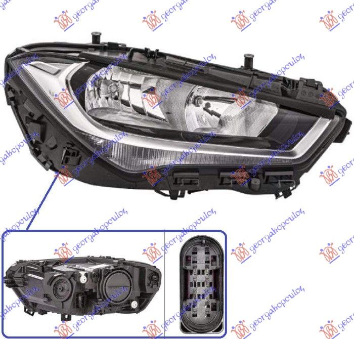 Far električni s LED drl (BEZ LOGOTIPA) (HELLA)