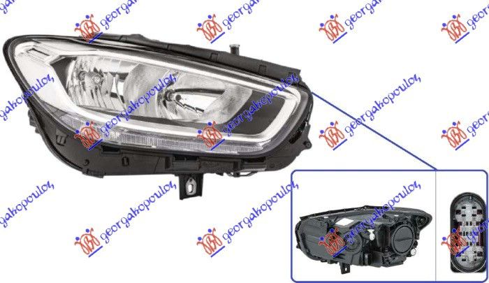 Far električni  (ŽMIGAVAC)(LED DNEVNO SVJETLO) (HELLA)
