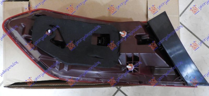 Štop lampa vanjska full LED (CRVENA OSNOVA) (E)