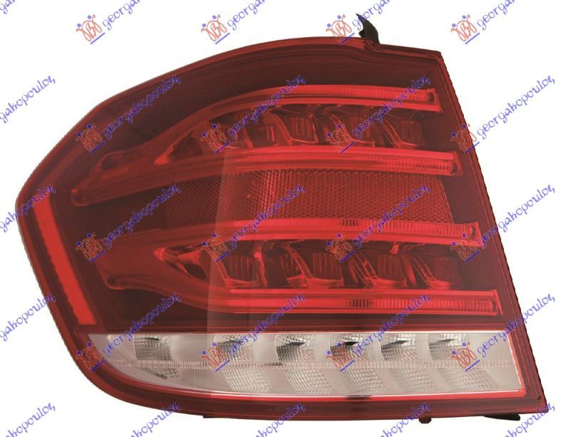 Štop svjetlo vanjska strana karavan full LED (CRVENI NOSAČ) (E)