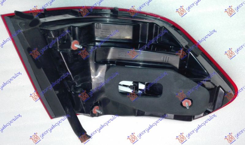 Štop lampa vanjska karavan full LED (CRNA OSNOVA) (E)