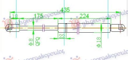 Amortizer gepeka (435L-170N)