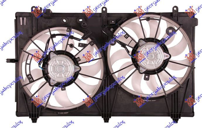 Ventilator komplet (DUPLI)  benzin