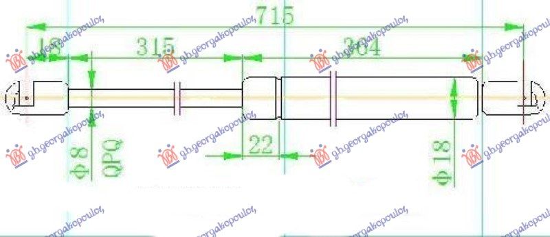Amortizer haube (715L-330N)