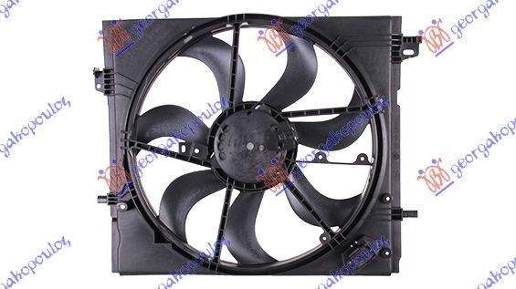 Ventilator hladnjaka komplet benzin 1.2 tce