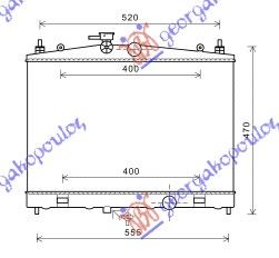 Hladnjak motora 1.6 i16v (38X60X16) (KOYO)