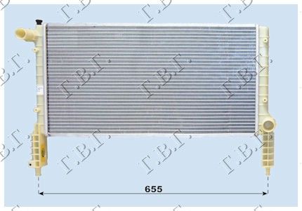 Hladnjak motora 1.2-1.6 16v + klima (58X30,5)