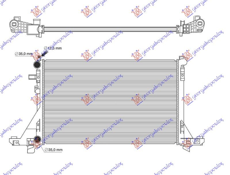 Hladnjak motora 2.3 dci dizel ručni/auto (773X469)