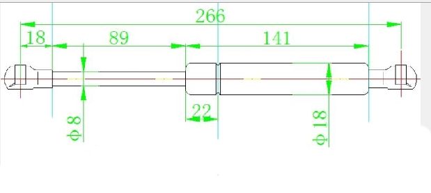 Amortizer gepeka (266L-290N)