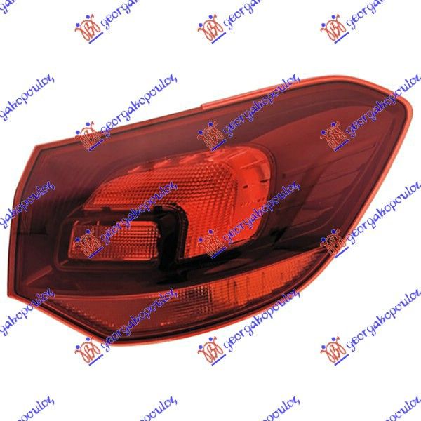 Štop lampa vanjska karavan zatamnjena (E)