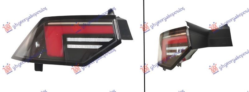 Štop svjetlo vanjska strana (5 VRATA) LED (E) (VALEO)