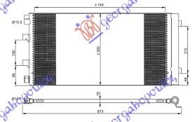 Hladnjak klime 2.3 dizel (79,5×35,5)