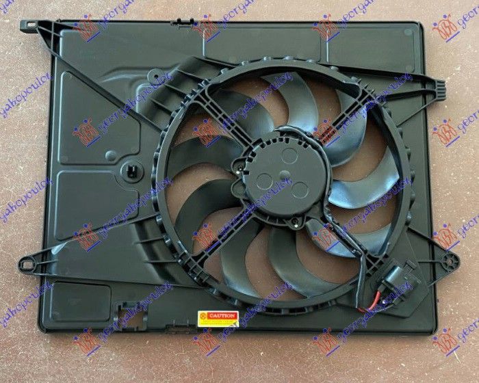 Ventilator hladnjaka komplet jednini 1.4i 16v turbo (400 MM) (4 PINA)
