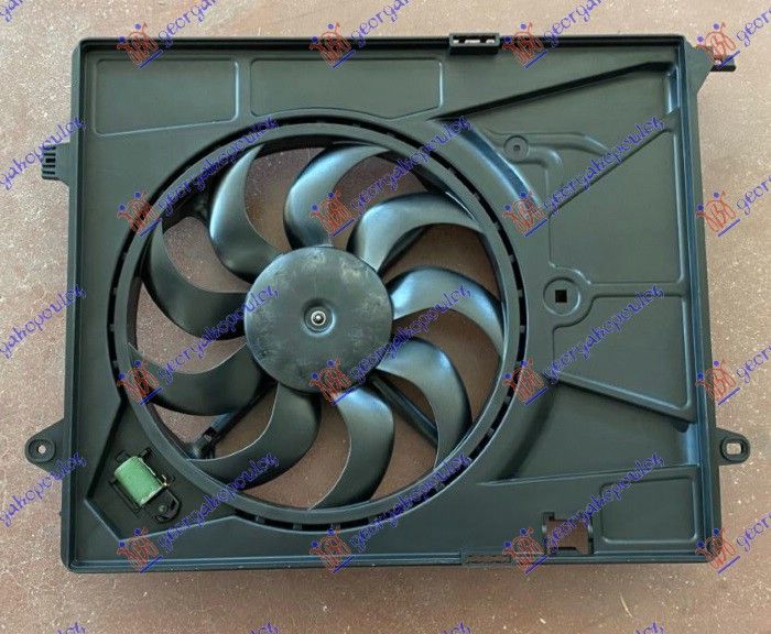 Ventilator hladnjaka komplet jednini 1.4i 16v turbo (400 MM) (4 PINA)