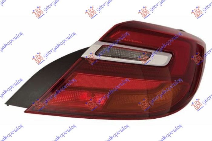 Štop lampa vanjska s LED-om 4d (E)