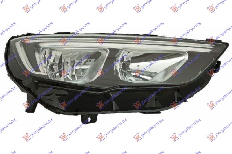 Far električni krom (H7/H7) s LED drl (E) (DEPO)