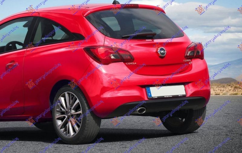 Stražnji branik grundiran (SA/BEZ PDC SENZORA) (BICOLOR)