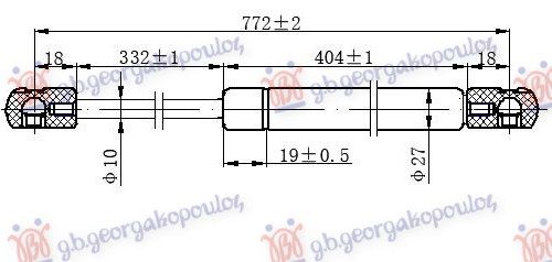 Amortizer gepeka (772L-560N)