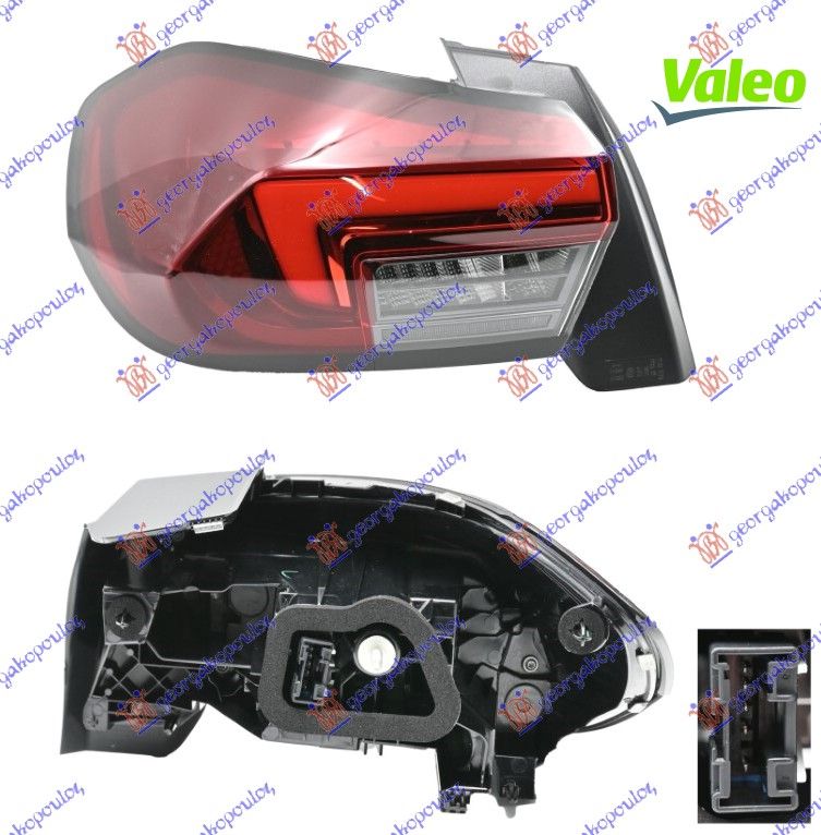 Štop svjetlo vanjska strana LED (VALEO)
