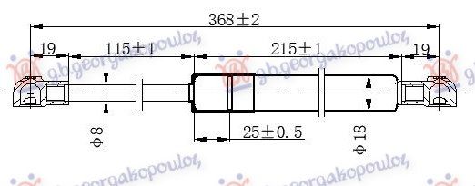 Amortizer gepeka (367L-380N)