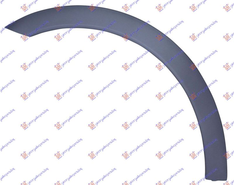 Rub plastični prednjeg blatobrana divided