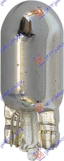 Žarulja 12v 5w 2.1*9.5d kromirana