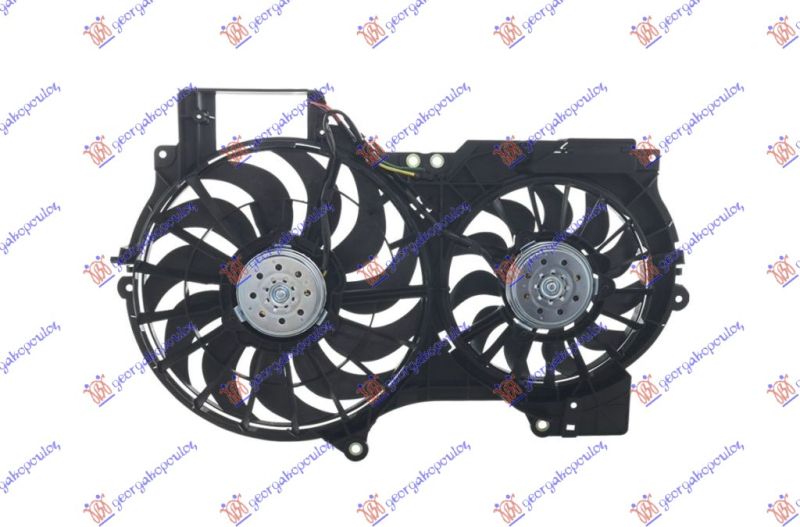 Ventilator hladnjaka komplet dupli benzin-dizel