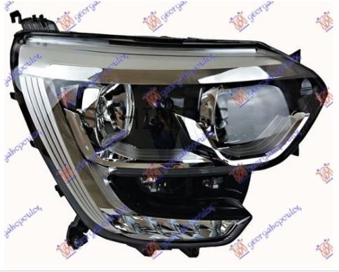Far električni (H7/H7) krom s LED drl (E) (TURSKA)