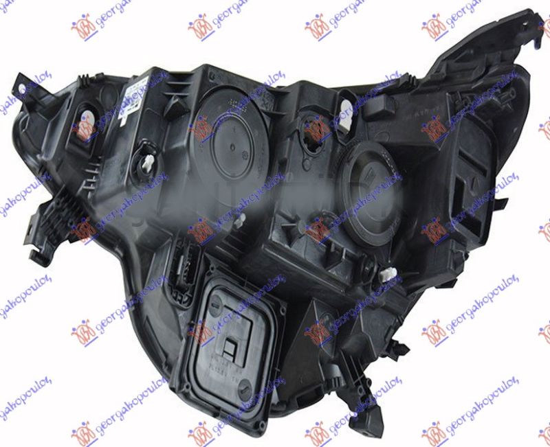 Far električni  (H7/H7) krom (ŽMIGAVAC)(LED DNEVNO SVJETLO) (VALEO)