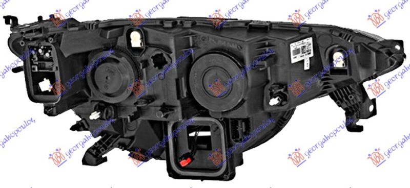 Far električni  (H7/H7) crni (ŽMIGAVAC)(LED DNEVNO SVJETLO) (VALEO)