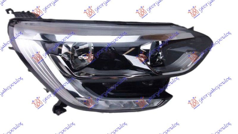 Far električni (H7/H7) krom s LED drl 2021- (E) (TURSKA)