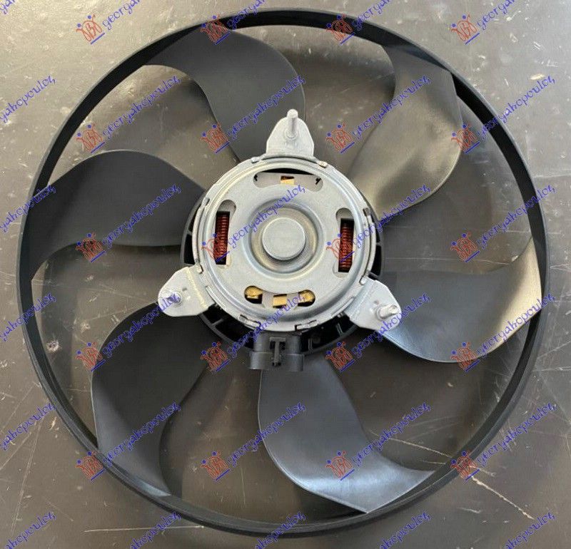 Ventilator hladnjaka (MOTOR + VENTILATOR) 1.7 cdti dizel (345 MM) (2 PINA)