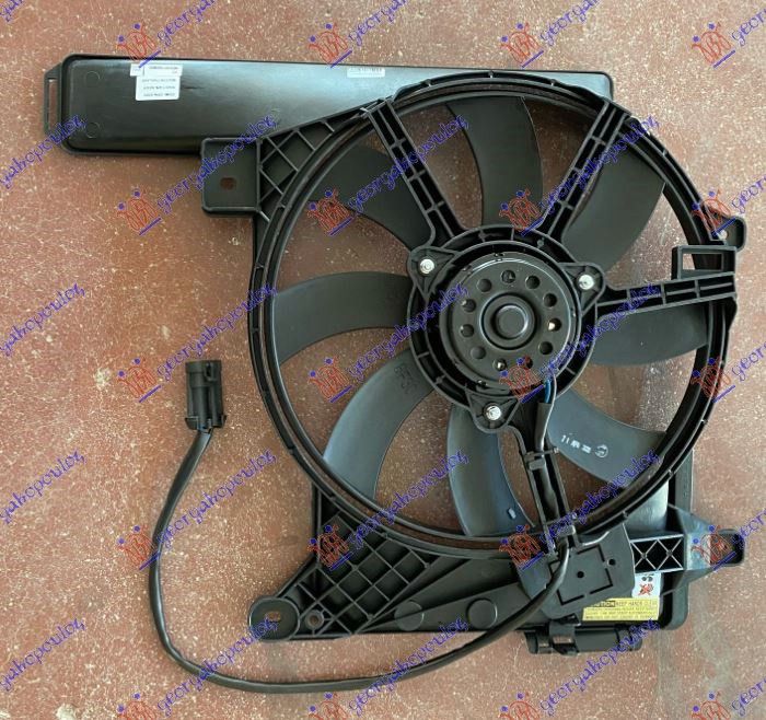 Ventilator hladnjaka komplet jednini 1.3-1.7 cdti dizel (365 MM) (2 PINA)