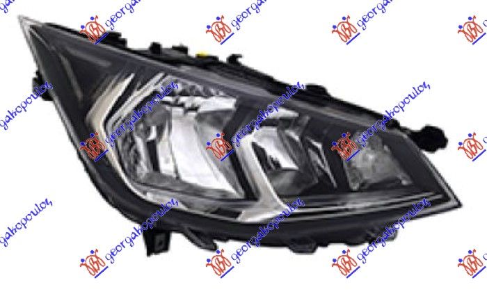 Far električni (H7/H7) s LED drl (E) (TYC)