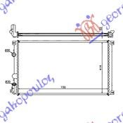 Hladnjak motora 1.9–2.2–2.5–3.0 dci dizel +/- klima (727X389) 03-