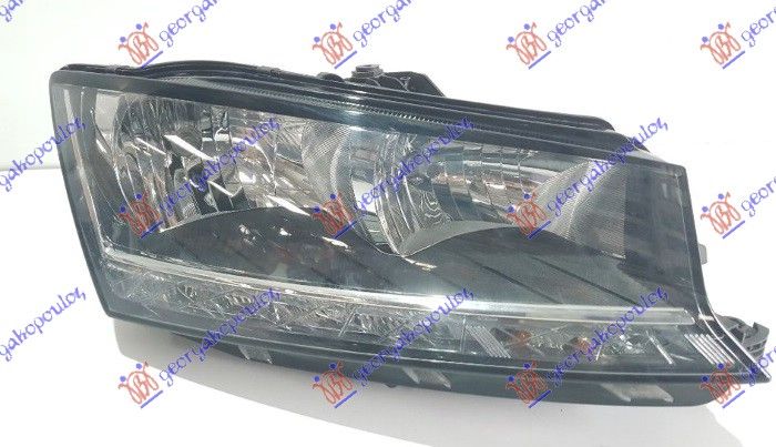 Far električni (H7/H7) sa LED dnevnim svjetlom (DEPO)