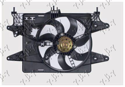 Ventilator hladnjaka komplet (1.6 BENZIN) +a/c