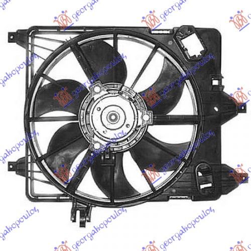 Ventilator hladnjaka benzin (38 CM) klizni