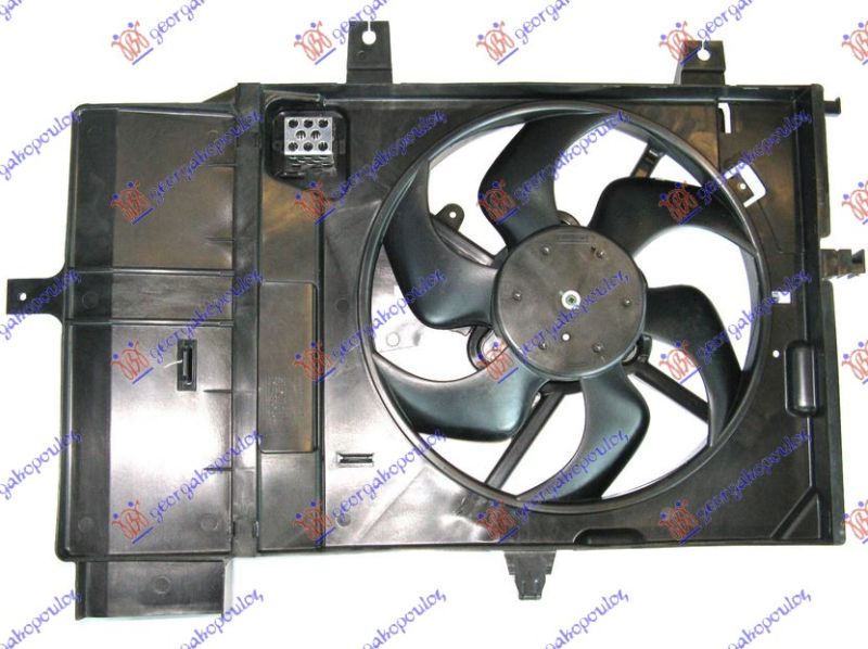 Ventilator hladnjaka komplet +a/c 1.2-1.4 benzin 07-