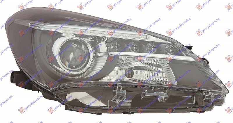 Far električni (HIR2) s LED dnevnim svjetlom (E) (DEPO)