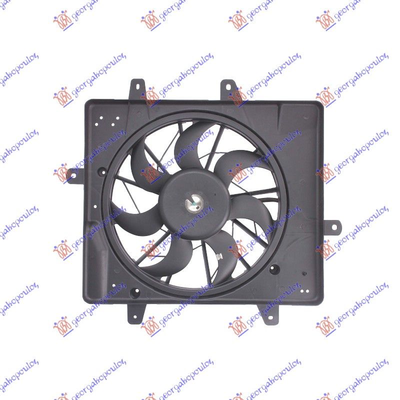 Ventilator hladnjaka komplet benzin -05 (+A/C)