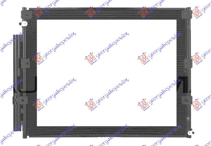 Hladnjak klime – 4.7 benzin (02-) – 4.2 td dizel (691×541×16)