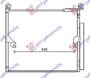 Hladnjak klime 2.8 d-4d (60,6×51×1,6)