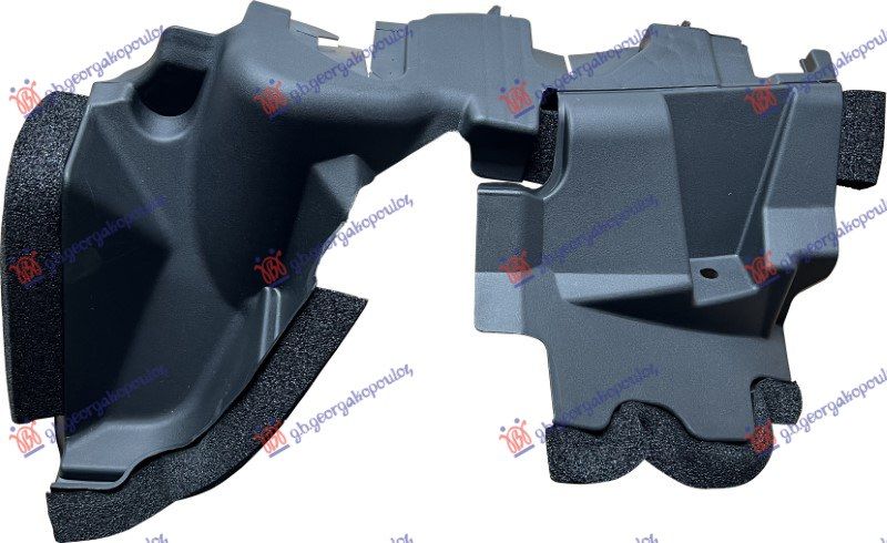 Plastični poklopac hladnjaka okomito